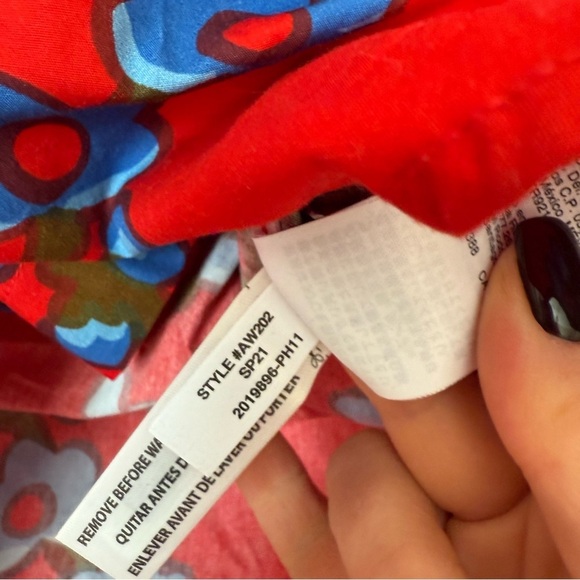 NWT J Crew Collection Classic-fit Button Down Shirt in Lattice Floral Size 8 - Picture 9 of 12